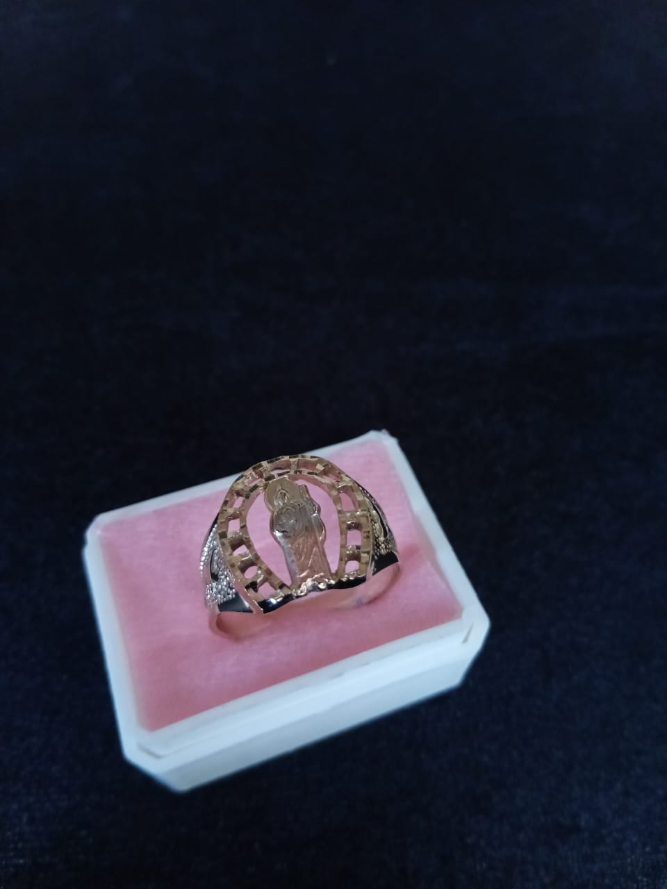 Anillo caballero oro laminado