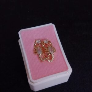 Arracada huggies oro laminado