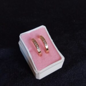 Arracada huggies oro laminado