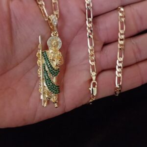 Dije San Juditas grande oro laminado