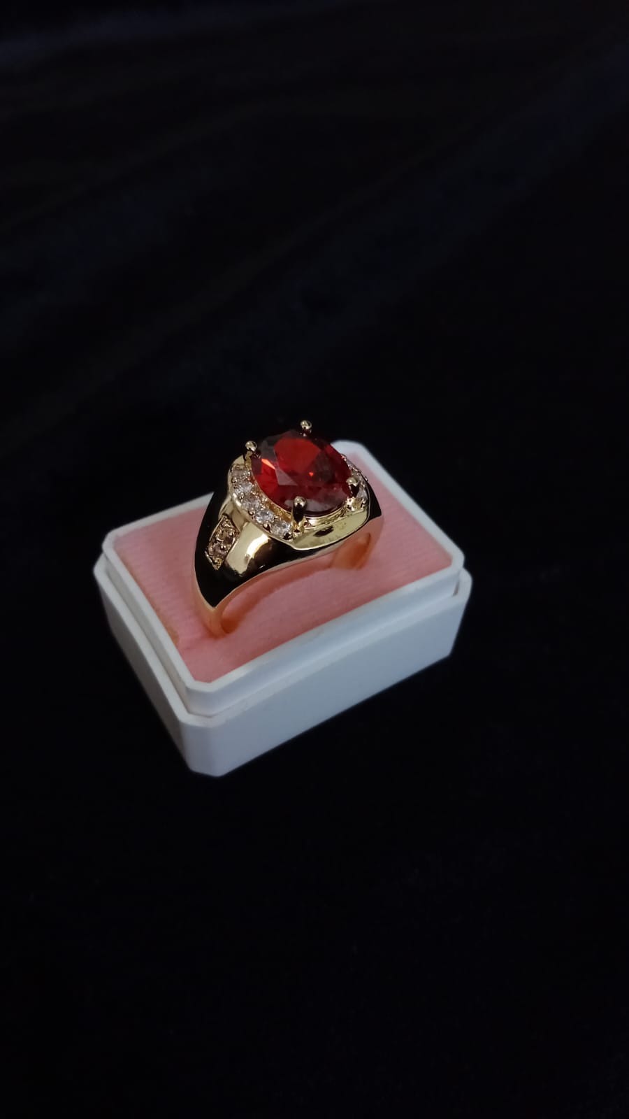 Anillo caballero oro laminado