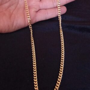 Cadena gruesa oro laminado