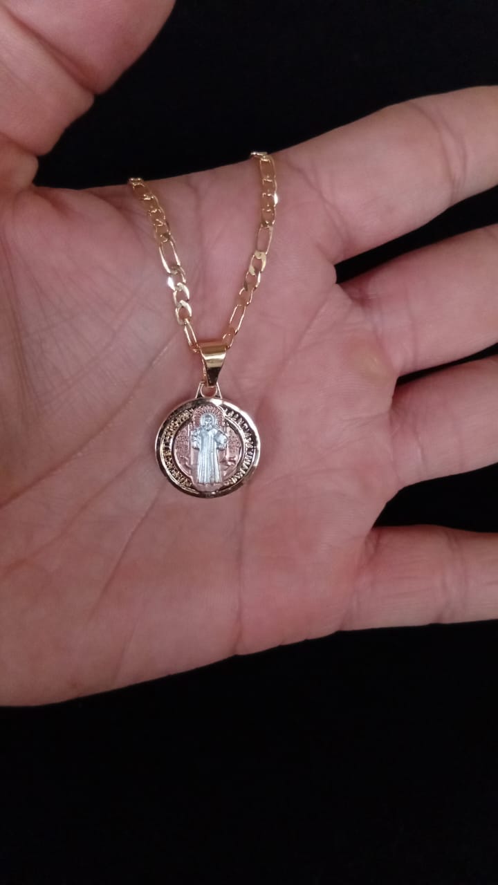 Moneda San benito oro laminado