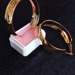 Arracada gruesa oro laminado