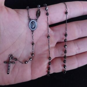 Rosario oro laminado