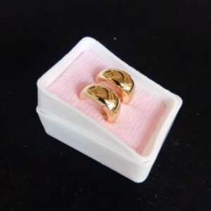 Arracada huggies oro laminado