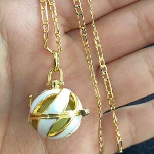 Dije mediano oro laminado