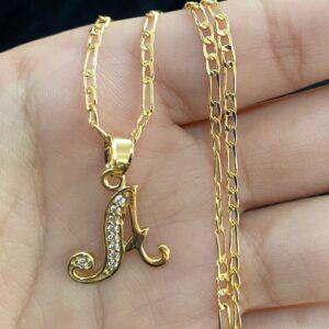 Inicial cursiva oro laminado