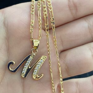 Inicial cursiva oro laminado
