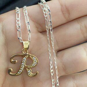 Inicial cursiva oro laminado