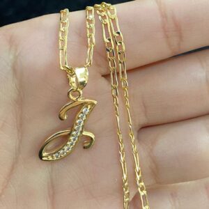 Inicial cursiva oro laminado