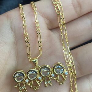 Dije niñ@s oro laminado