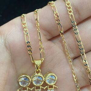 Dije niñ@s oro laminado