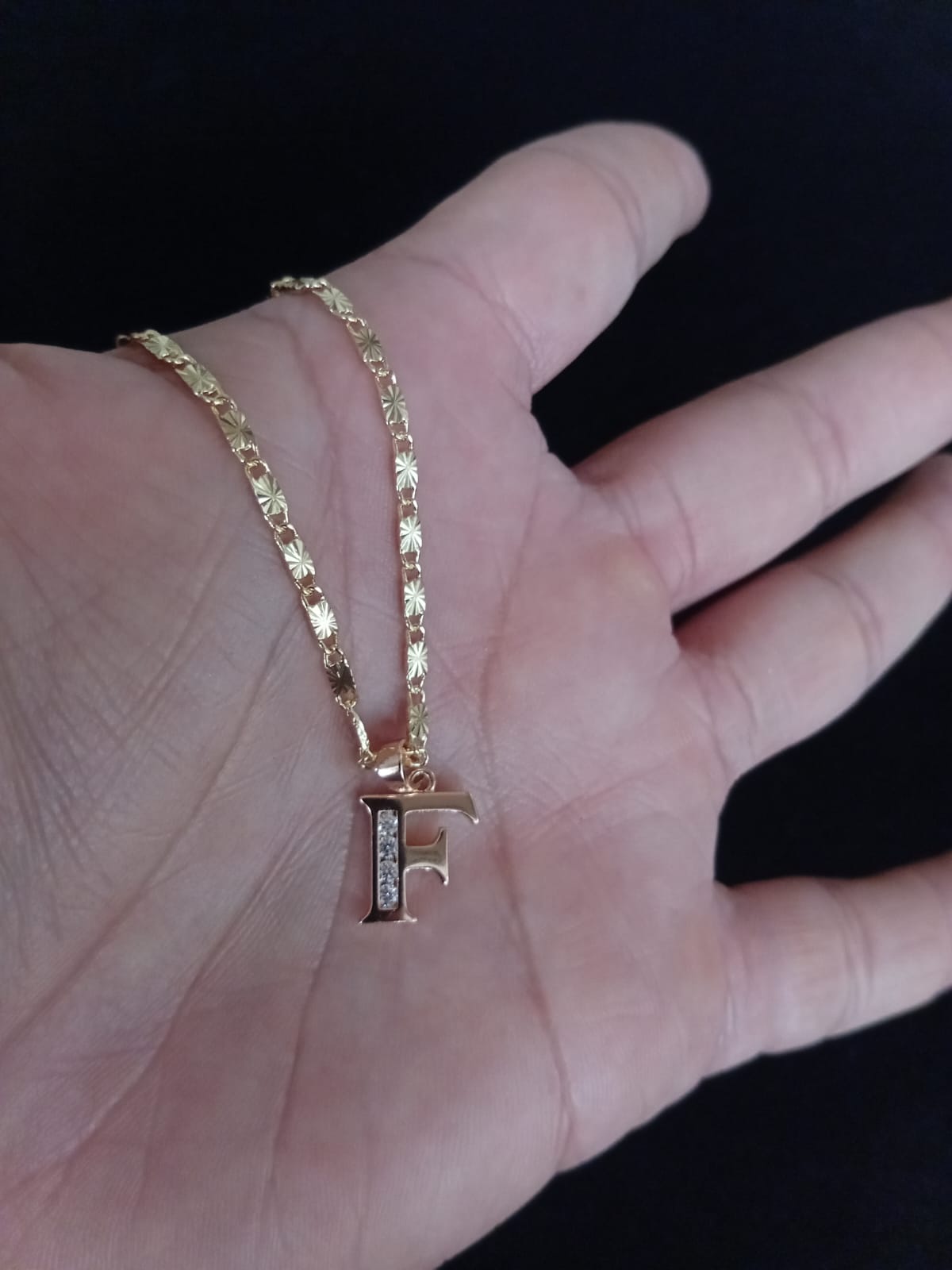 Inicial molde oro laminado