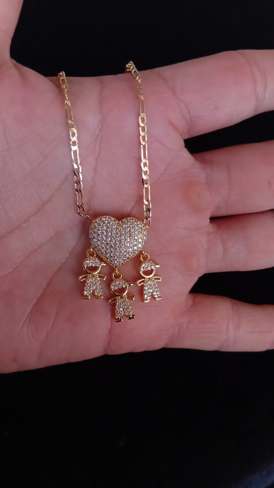 Dije niñ@s oro laminado
