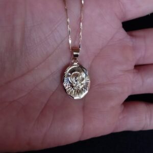 Medalla oro laminado florentino