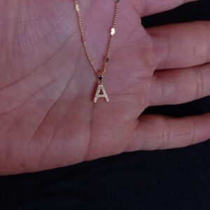 Inicial molde oro laminado