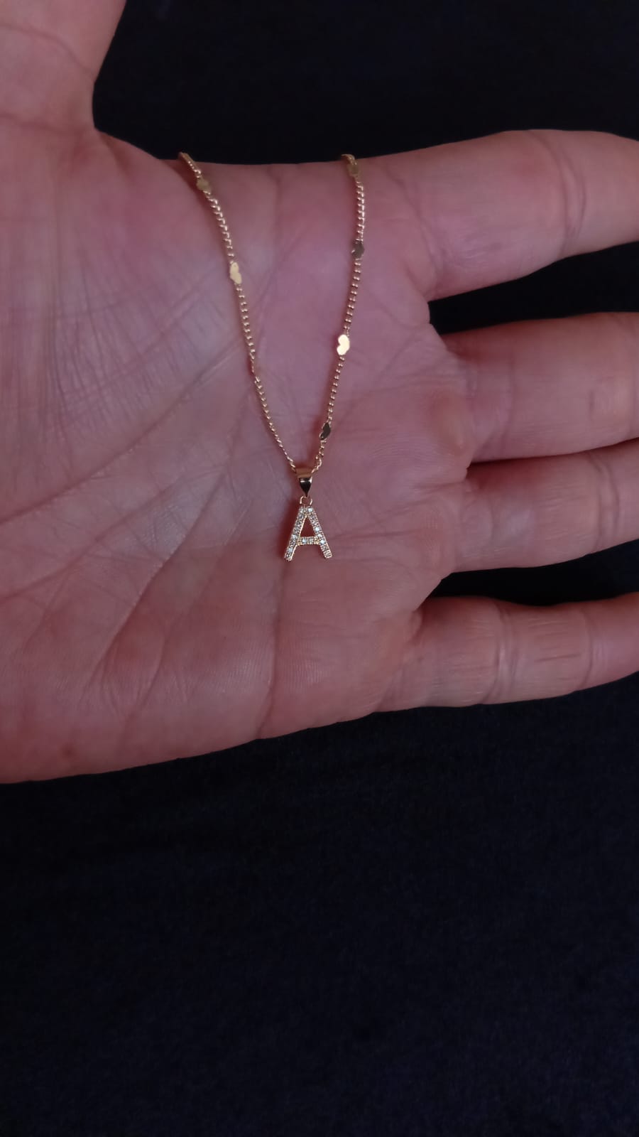 Inicial molde oro laminado