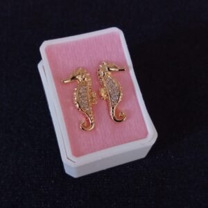 Arracada huggies oro laminado