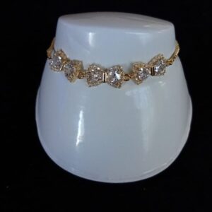 Pulsera ajustable oro laminado