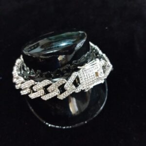 Pulsera cubana oro laminado