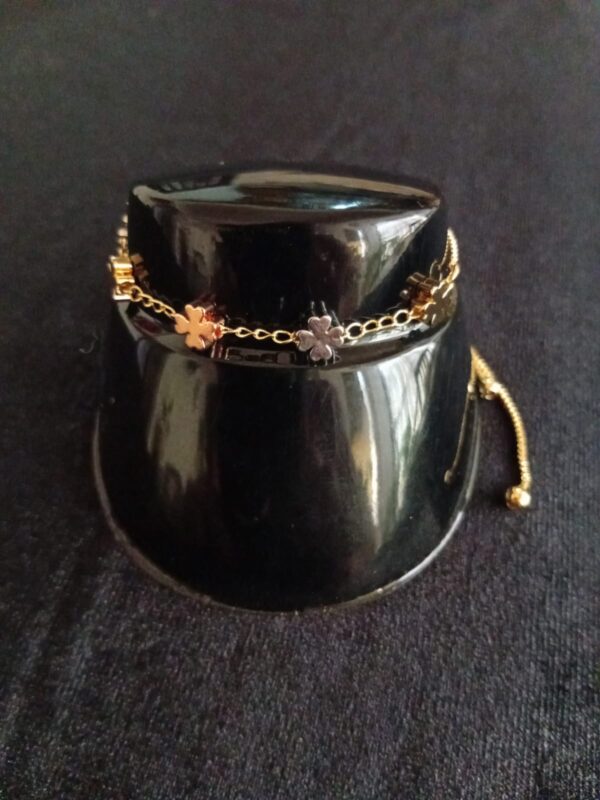 Pulsera ajustable oro laminado