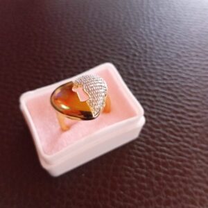 Anillo tendencia oro laminado