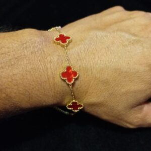 Pulsera ajustable oro laminado