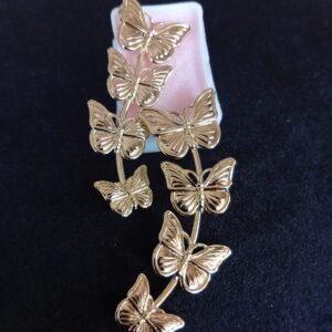 Arete tendencia oro laminado