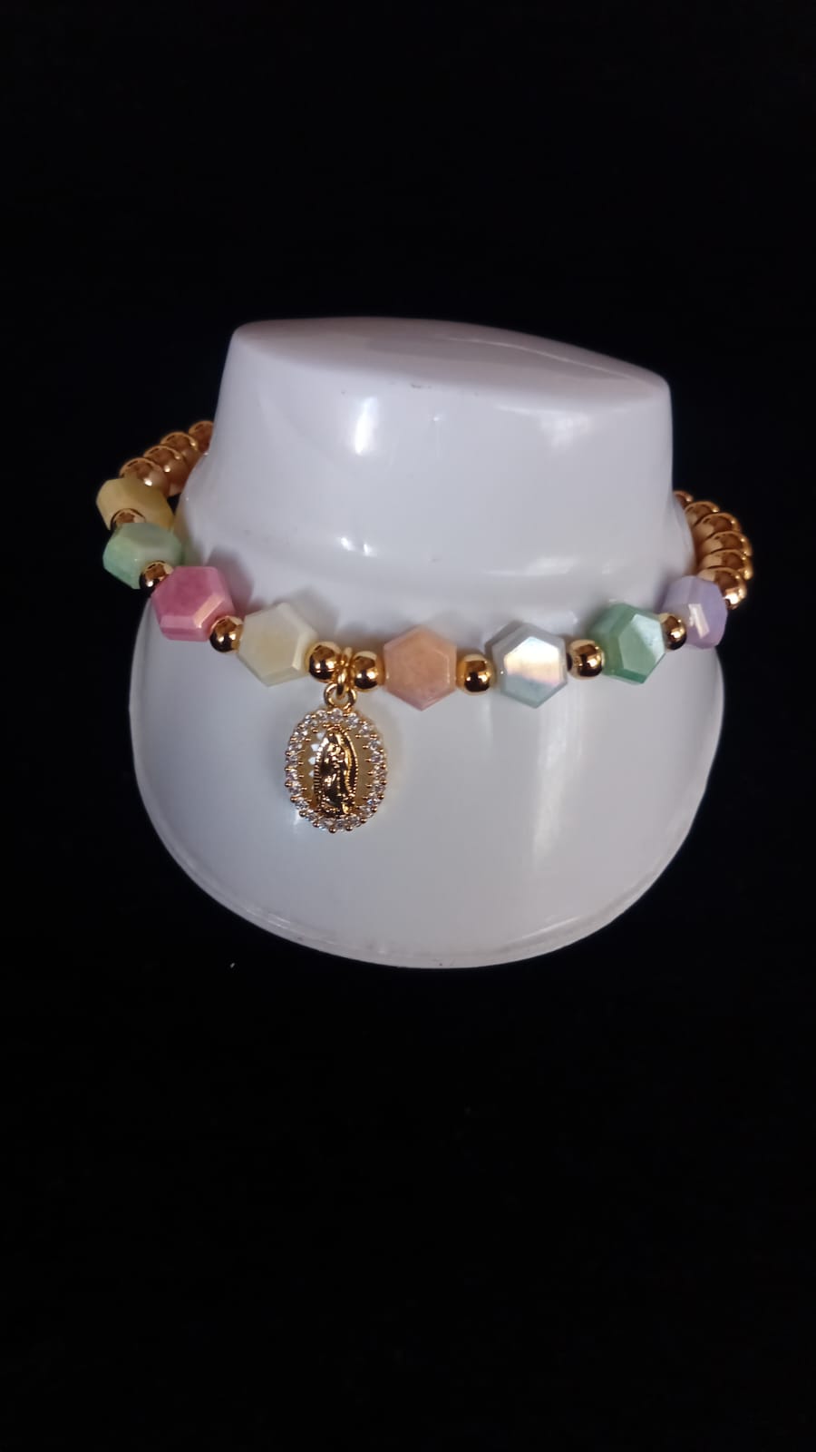 Pulsera ajustable oro laminado