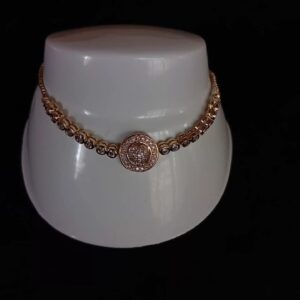 Pulsera ajustable oro laminado
