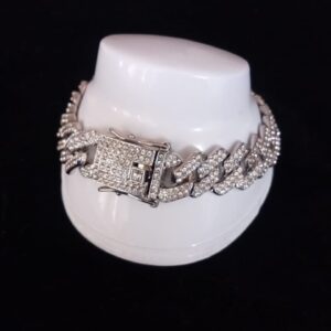 Pulsera cubana oro laminado