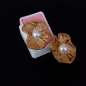 Arete chunky oro laminado