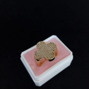 Anillo tendencia oro laminado