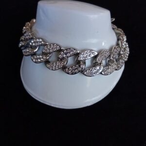 Pulsera cubana oro laminado