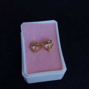 Broquel reforzado oro laminado