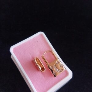 Arracada huggies oro laminado