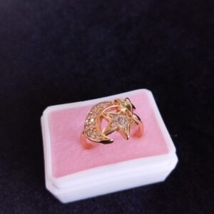 Anillo para dama oro laminado