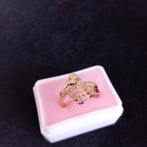 Anillo para dama oro laminado