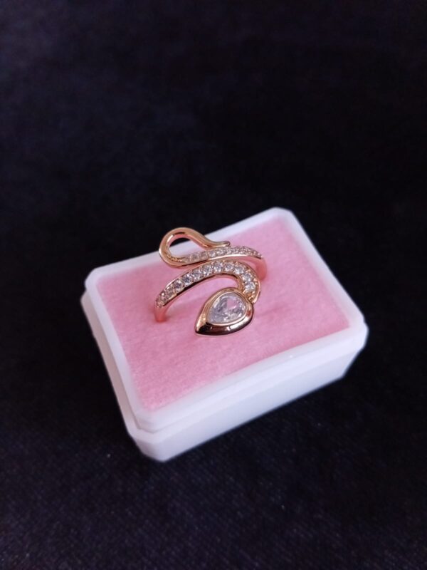 Anillo para dama oro laminado