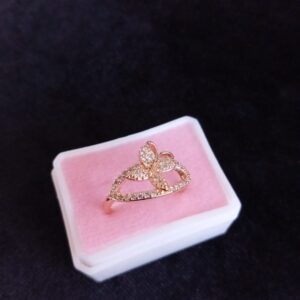 Anillo para dama oro laminado