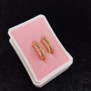 Arracada huggies oro laminado