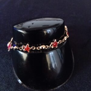 Pulsera ojo turco oro laminado