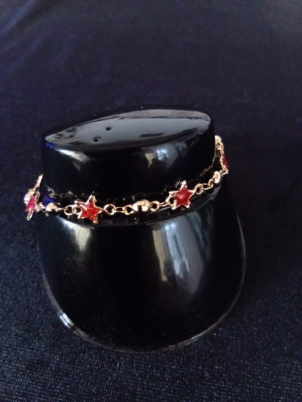 Pulsera ojo turco oro laminado