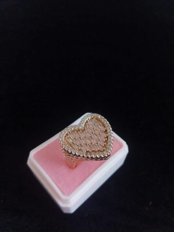 Anillo tendencia oro laminado