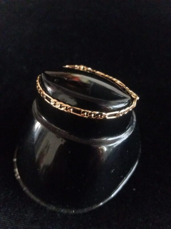 Pulsera corta oro laminado