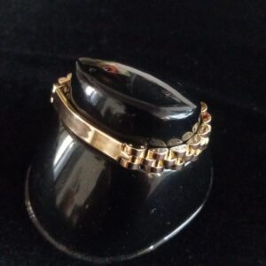 Esclava corta oro laminado