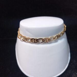 Pulsera corta oro laminado