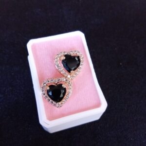 Arete poste mariposa oro laminado