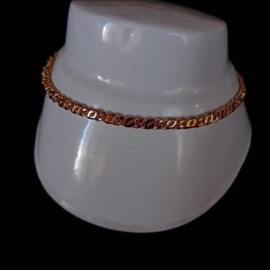 Pulsera delgada oro laminado